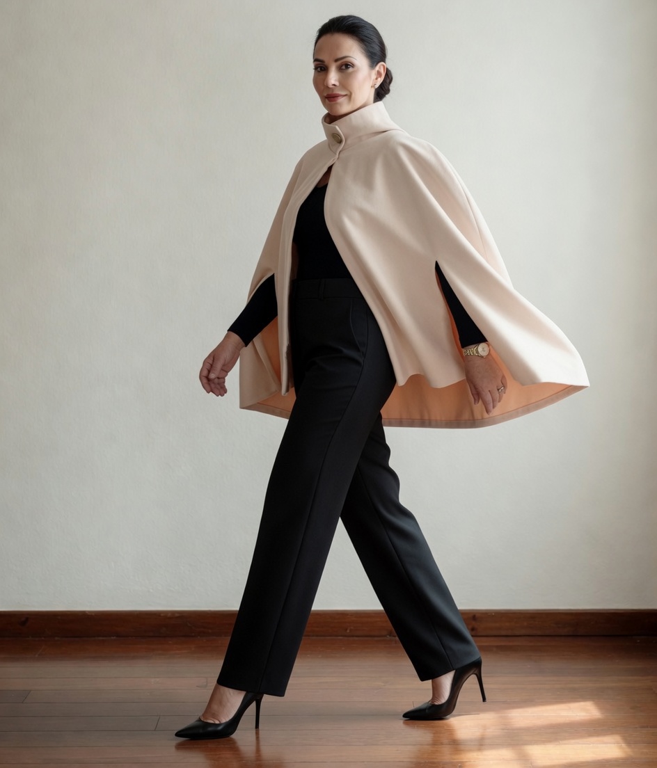 Capa sastrera en suede Chiara Vestimenta