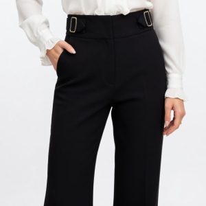 Pantalon sastrero negro. Chiara Vestimenta uruguay